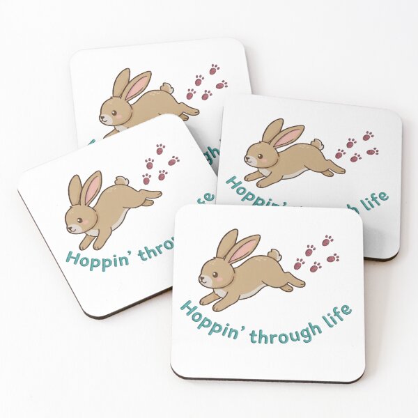 Item preview, The Happy Hopper. Trail of Positivity.? Hoppin' Through Life. designed and sold by ZyVoAli.
