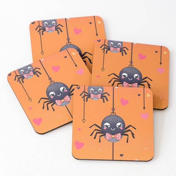 Item preview, Kawaii Spiders: Festive Halloween Hangings Banner designed and sold by MoonlitDoodles1.