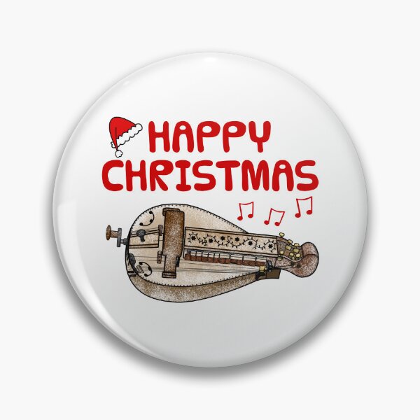Item preview, Christmas Hurdy Gurdy Gurdyist Folk Musician  Xmas designed and sold by doodlerob.