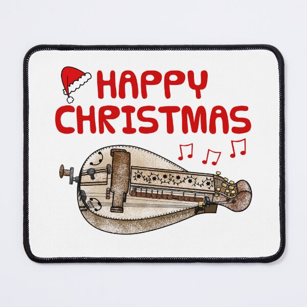 Item preview, Christmas Hurdy Gurdy Gurdyist Folk Musician  Xmas designed and sold by doodlerob.