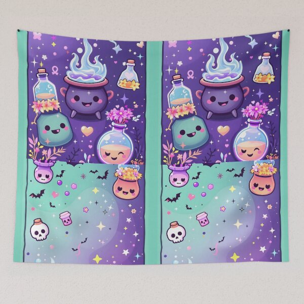 Item preview, Magical Apothecary: Whimsical Potion and Cauldron Banner designed and sold by MoonlitDoodles1.