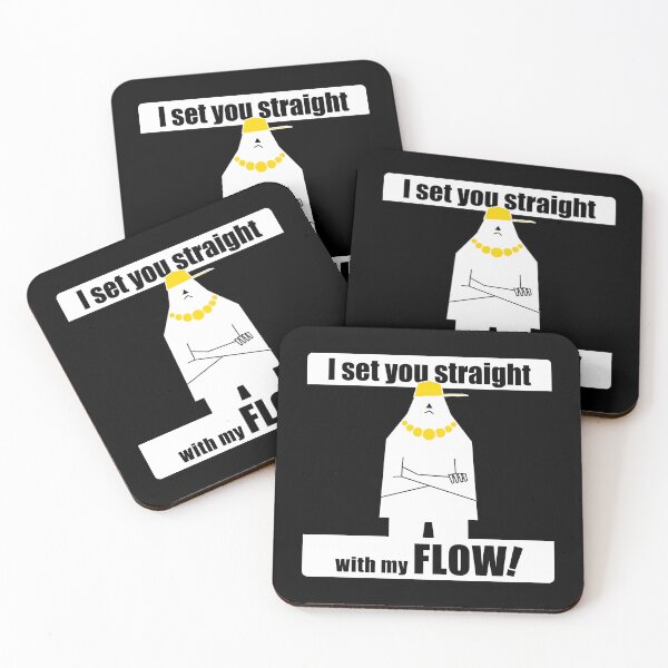 Item preview, Set You Straight with My FLOW – Hip-Hop Rapper Design(WHITE) designed and sold by R-T-Gracie.