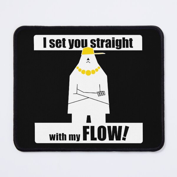 Item preview, Set You Straight with My FLOW – Hip-Hop Rapper Design(WHITE) designed and sold by R-T-Gracie.