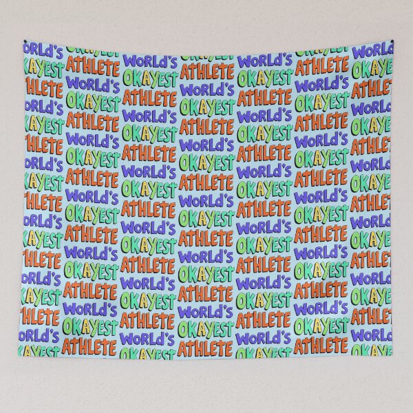 Item preview, World's Okayest Athlete Funny Sports Humor designed and sold by SholoStudio.