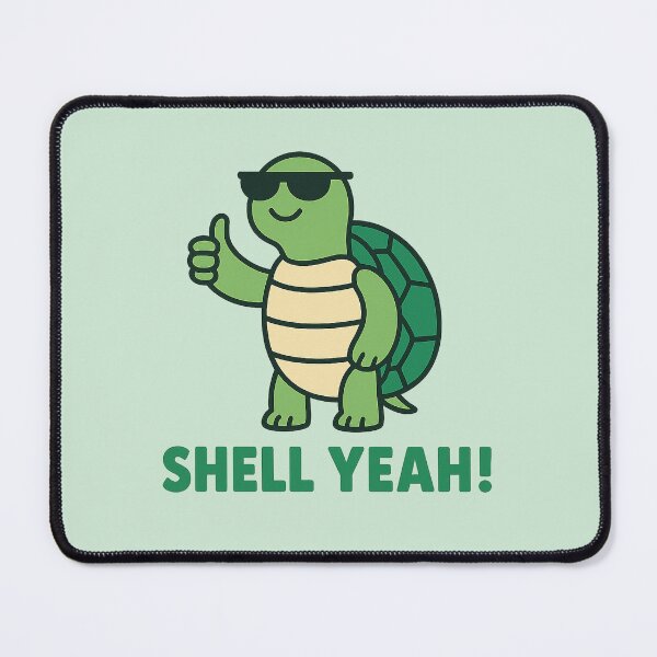 Item preview, Shell Yeah! | Cool Turtle Pun Design designed and sold by Bratak.