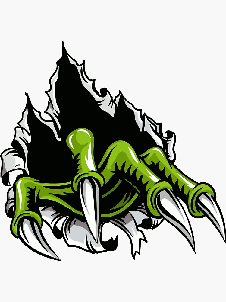 Monster Claw Sticker for Sale by ClothingSimple