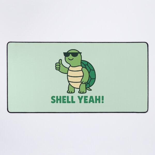 Item preview, Shell Yeah! | Cool Turtle Pun Design designed and sold by Bratak.