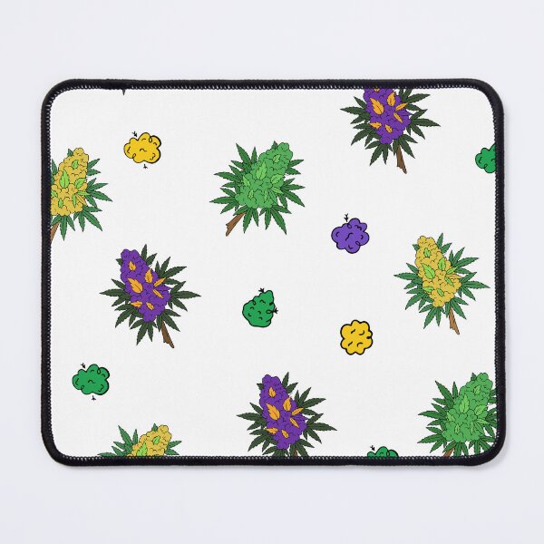 Item preview, Colorful Weed Bud Pattern – Purple Haze, Kush & Smoke Clouds | Cannaxes Studio designed and sold by Cannaxes Studio.