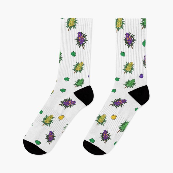 Item preview, Colorful Weed Bud Pattern – Purple Haze, Kush & Smoke Clouds | Cannaxes Studio designed and sold by Cannaxes Studio.