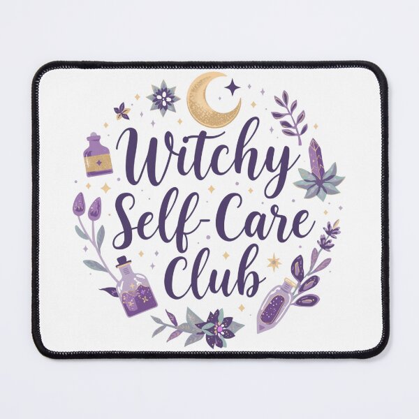 Item preview, Witchy Self-Care Club — Magical Mental Health Design designed and sold by AlmostSilent.