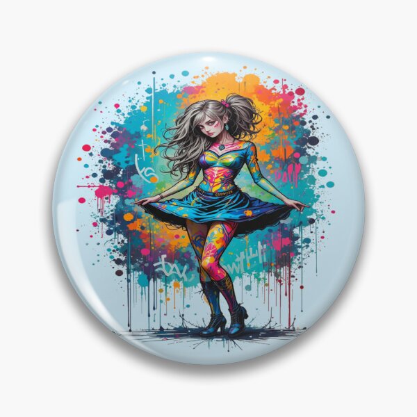 Item preview, Freaky Graffiti "Shuffle Dance" Girl  designed and sold by Hot4Shirt.