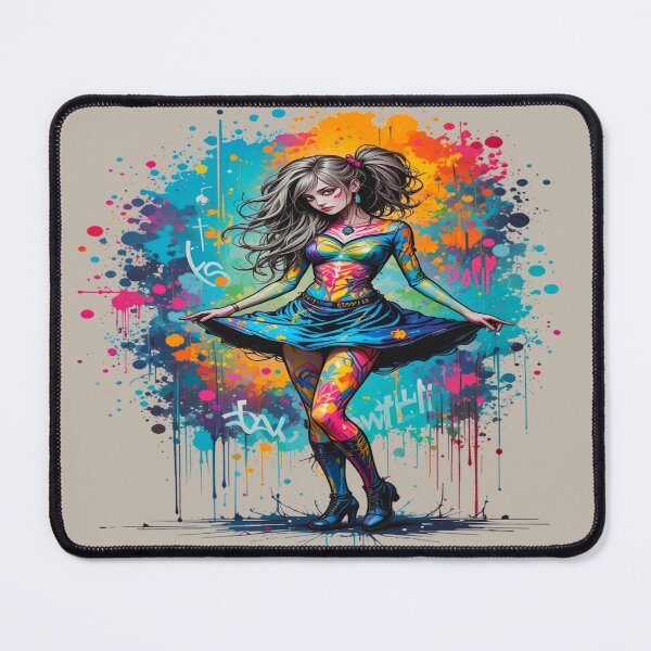 Item preview, Freaky Graffiti "Shuffle Dance" Girl designed and sold by Hot4Shirt.