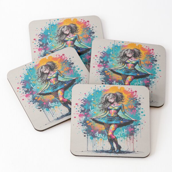 Item preview, Freaky Graffiti "Shuffle Dance" Girl  designed and sold by Hot4Shirt.