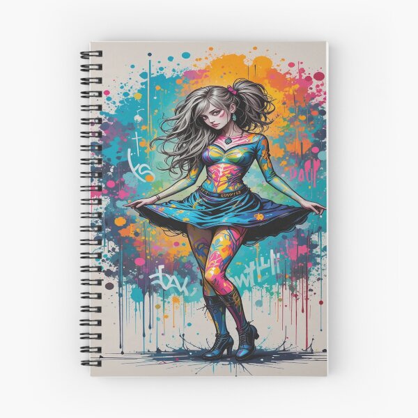 Item preview, Freaky Graffiti "Shuffle Dance" Girl  designed and sold by Hot4Shirt.