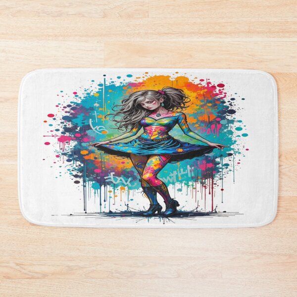 Item preview, Freaky Graffiti "Shuffle Dance" Girl  designed and sold by Hot4Shirt.