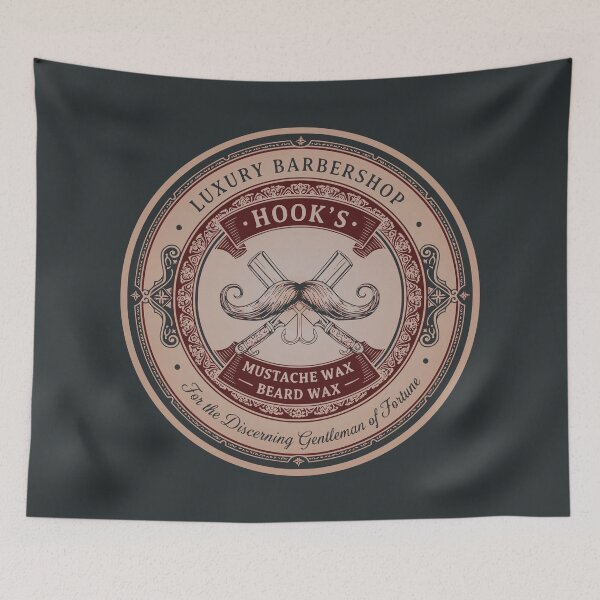 Item preview, Hook's Barbershop designed and sold by Coconautica.