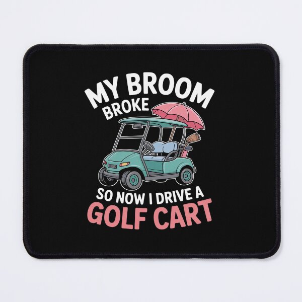 Item preview, Halloween My Broom Broke So Now I Drive A Golf Cart 3 designed and sold by lilLilaBatArt.