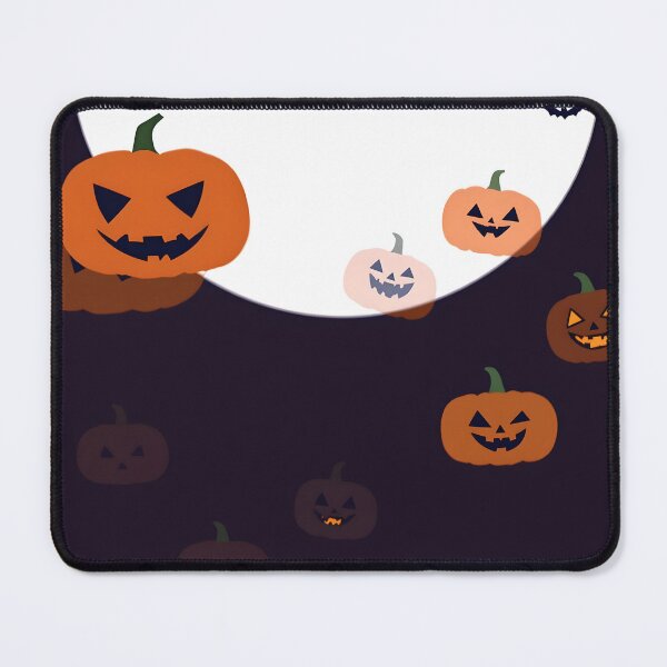 Item preview, Full Moon Halloween Scene Pumpkings Bat designed and sold by MoonlitDoodles1.