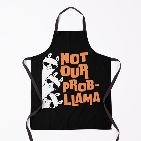 Item preview, Llama Not Our Probllama Three Stacked Sunglasses Peeking designed and sold by shirt-o-mat.
