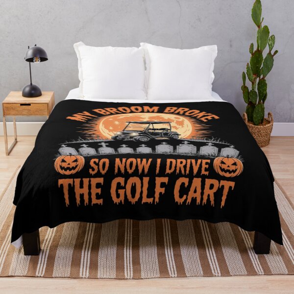 Item preview, Halloween My Broom Broke So Now I Drive A Golf Cart  designed and sold by lilLilaBatArt.