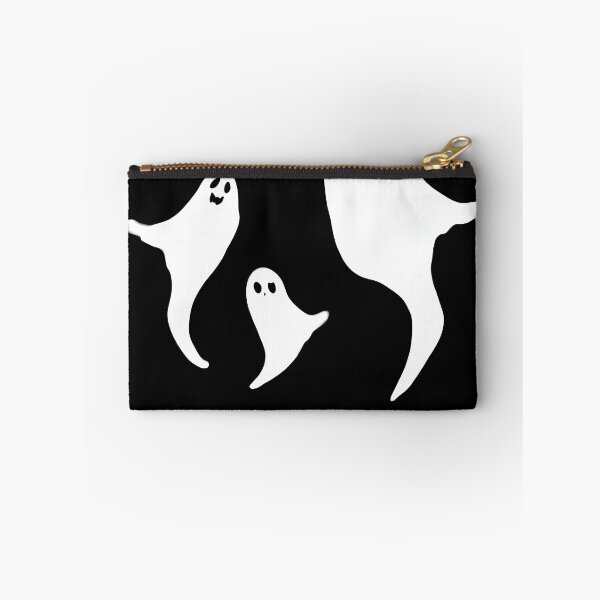 Item preview, Minimalist Spooky Ghosts: High Contrast Vector Pattern designed and sold by MoonlitDoodles1.