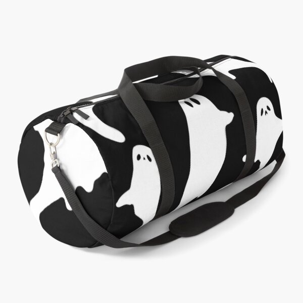Item preview, Minimalist Spooky Ghosts: High Contrast Vector Pattern designed and sold by MoonlitDoodles1.
