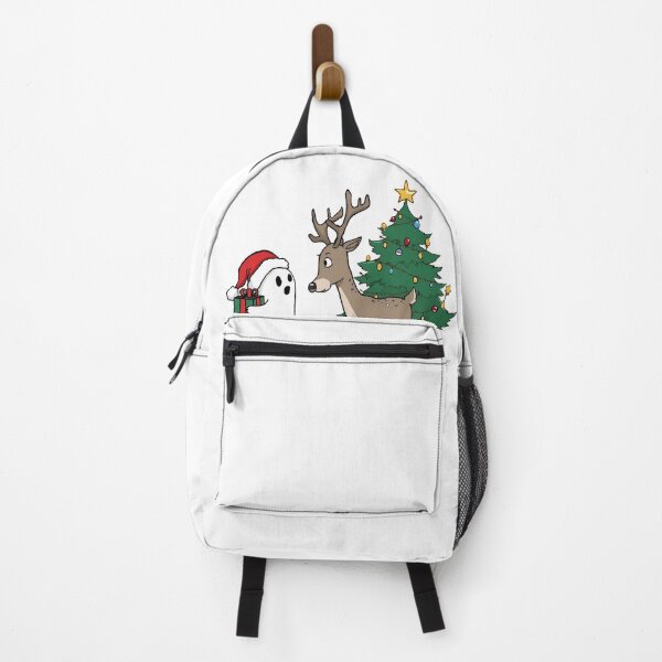 Item preview, Haunted Holidays – Ghost and Reindeer Christmas Art designed and sold by dainea.