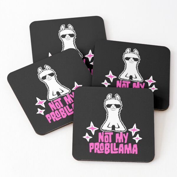 Item preview, Llama Not My Probllama Meditation Yoga Sunglasses Zen designed and sold by shirt-o-mat.