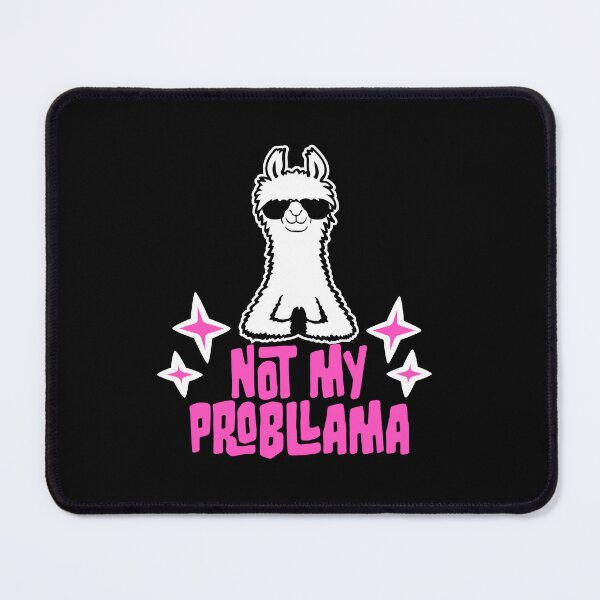 Item preview, Llama Not My Probllama Meditation Yoga Sunglasses Zen designed and sold by shirt-o-mat.