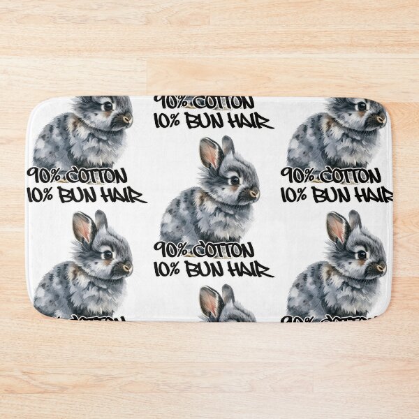 Item preview, Gray tabby lion head rabbit 90% cotton 10% bun hair designed and sold by LiskoDesign.