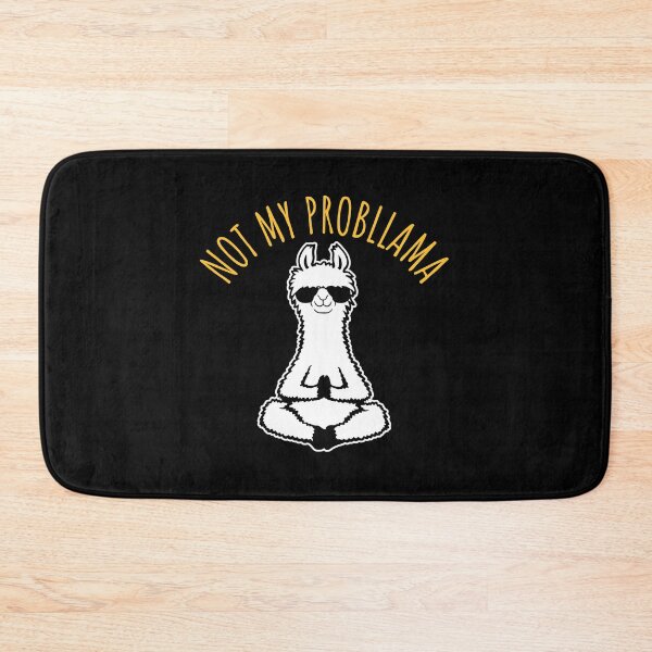 Item preview, Llama Not My Probllama Meditation Yoga Sunglasses Zen designed and sold by shirt-o-mat.