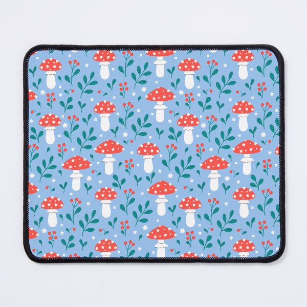 Item preview,  fly agarics, berries, and flowers  designed and sold by burbura.
