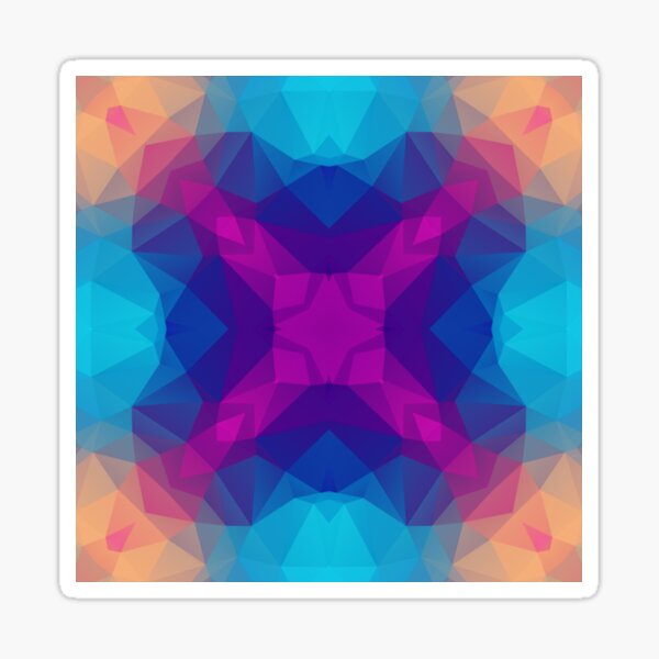nahtloses Muster der bunten Dreieckpolygon-Orangenbeschaffenheit nahtloses Sticker