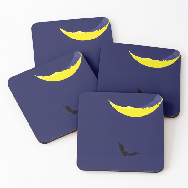 Item preview, Geometric Crescent Night: Minimalist Bat Silhouette designed and sold by MoonlitDoodles1.