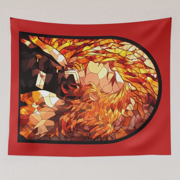 Item preview, Stained Glass Flame Slayer designed and sold by SchellStation.