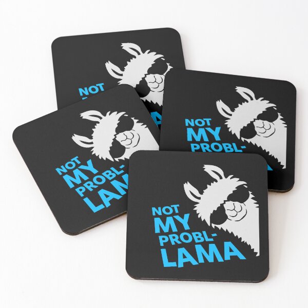 Item preview, Llama Not My Probllama Side View Sunglasses Smug designed and sold by shirt-o-mat.