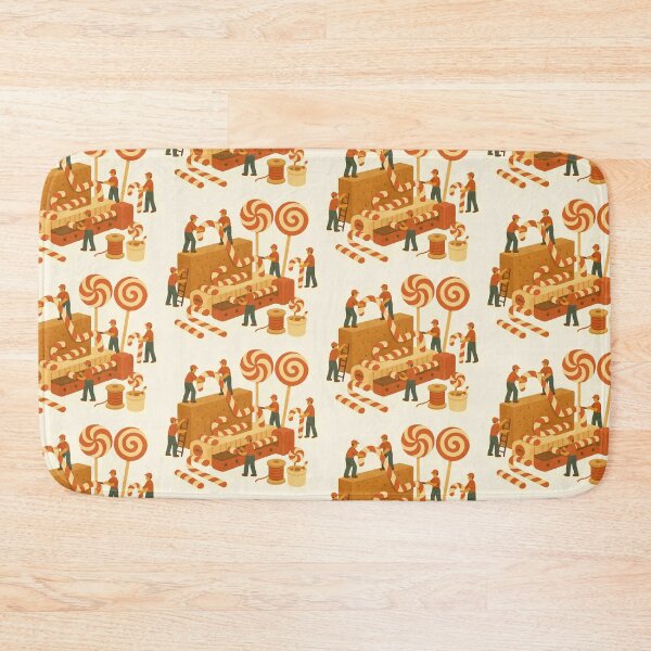 Item preview, Candy Cane Factory – Whimsical Christmas Sticker designed and sold by Tiny Joy World.