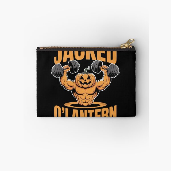 Item preview, Jacked O'Lantern Halloween Gym Workout Lifting Pumpkin  designed and sold by lilLilaBatArt.