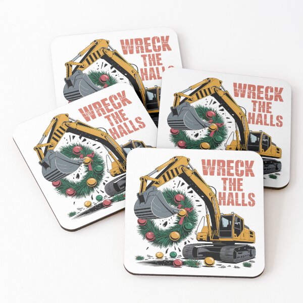 Item preview, Wreck the Halls • Construction Xmas Demolition Crew designed and sold by Blok45.