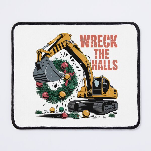 Item preview, Wreck the Halls • Construction Xmas Demolition Crew designed and sold by Blok45.