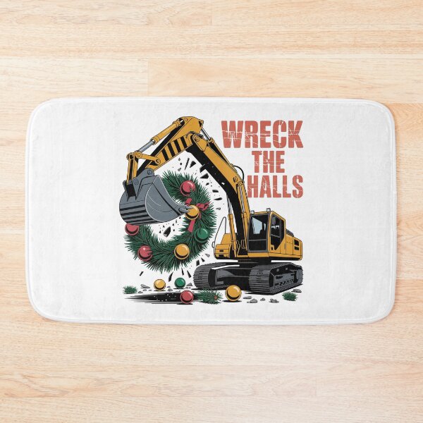 Item preview, Wreck the Halls • Construction Xmas Demolition Crew designed and sold by Blok45.