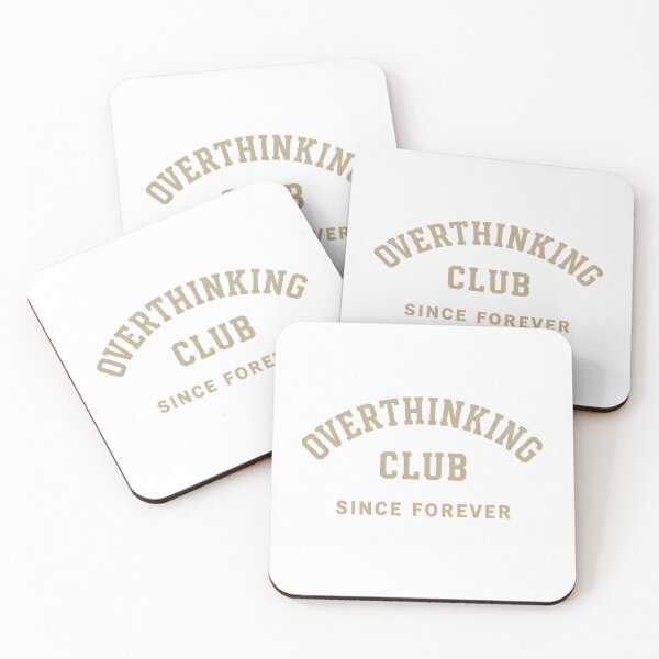 Item preview, Overthinking Club – Aesthetic Retro Streetwear Design designed and sold by KawaiiOrbit.