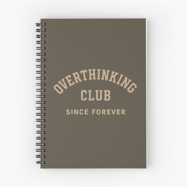Item preview, Overthinking Club – Aesthetic Retro Streetwear Design designed and sold by KawaiiOrbit.