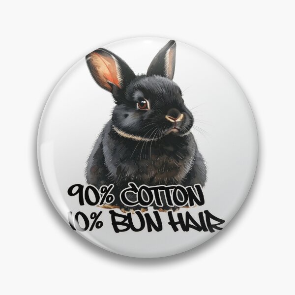 Item preview, Small dark Rex rabbit with spots, 90% cotton, 10% bun hair designed and sold by LiskoDesign.