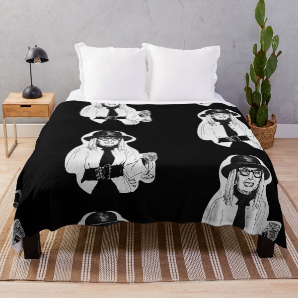 Item preview, Diane Keaton Tribute Illustration – Timeless Style & Film Icon Art designed and sold by from here 2 mars.