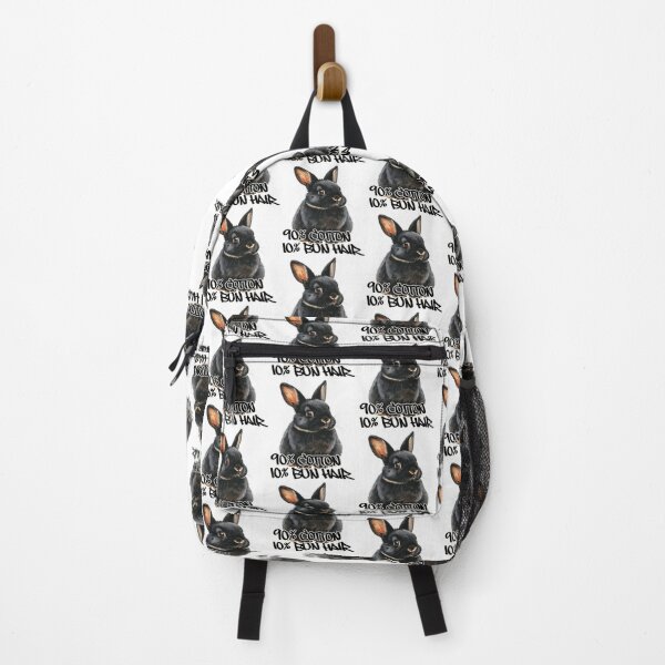 Item preview, Small dark Rex rabbit with spots, 90% cotton, 10% bun hair designed and sold by LiskoDesign.