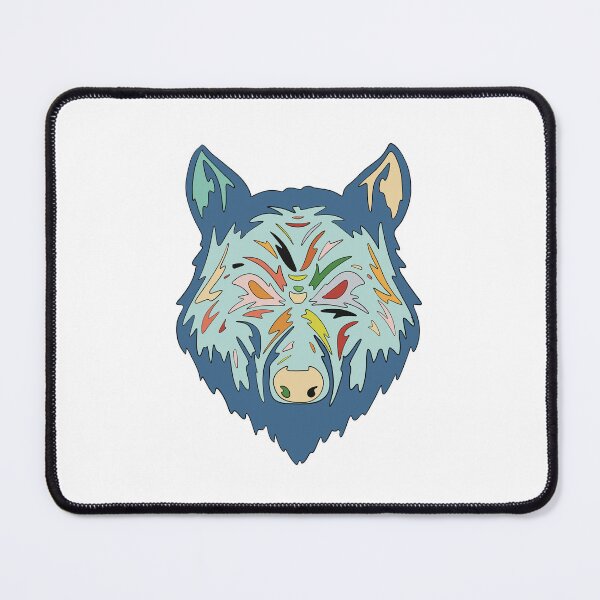 Item preview, Wolf Sticker — Minimalist Wildlife Art designed and sold by iampaulmorris.