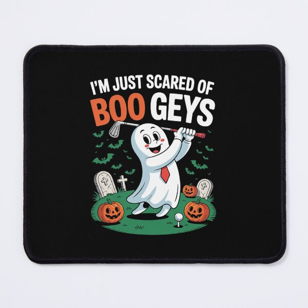 Item preview, Just Scared Of Bogeys Ghost Golf Halloween designed and sold by lilLilaBatArt.