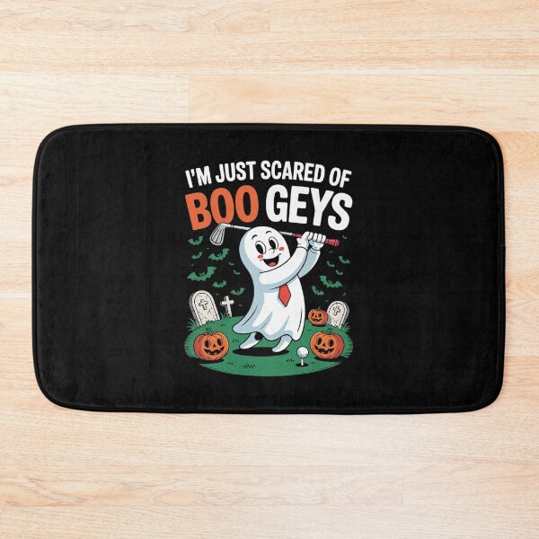 Item preview, Just Scared Of Bogeys Ghost Golf Halloween  designed and sold by lilLilaBatArt.