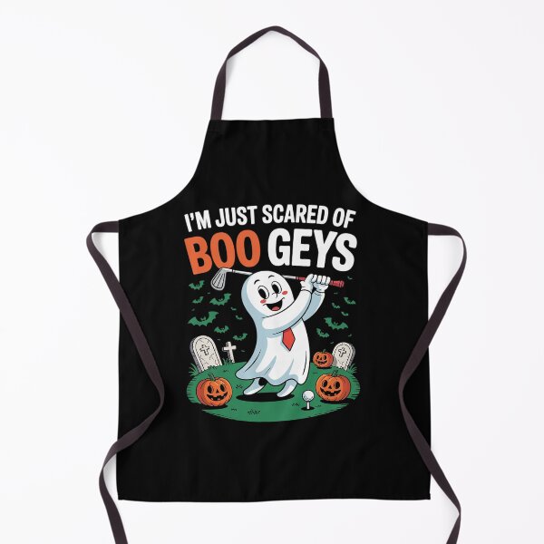 Item preview, Just Scared Of Bogeys Ghost Golf Halloween designed and sold by lilLilaBatArt.